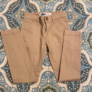 Girls Old Navy Khaki Pants - Like New